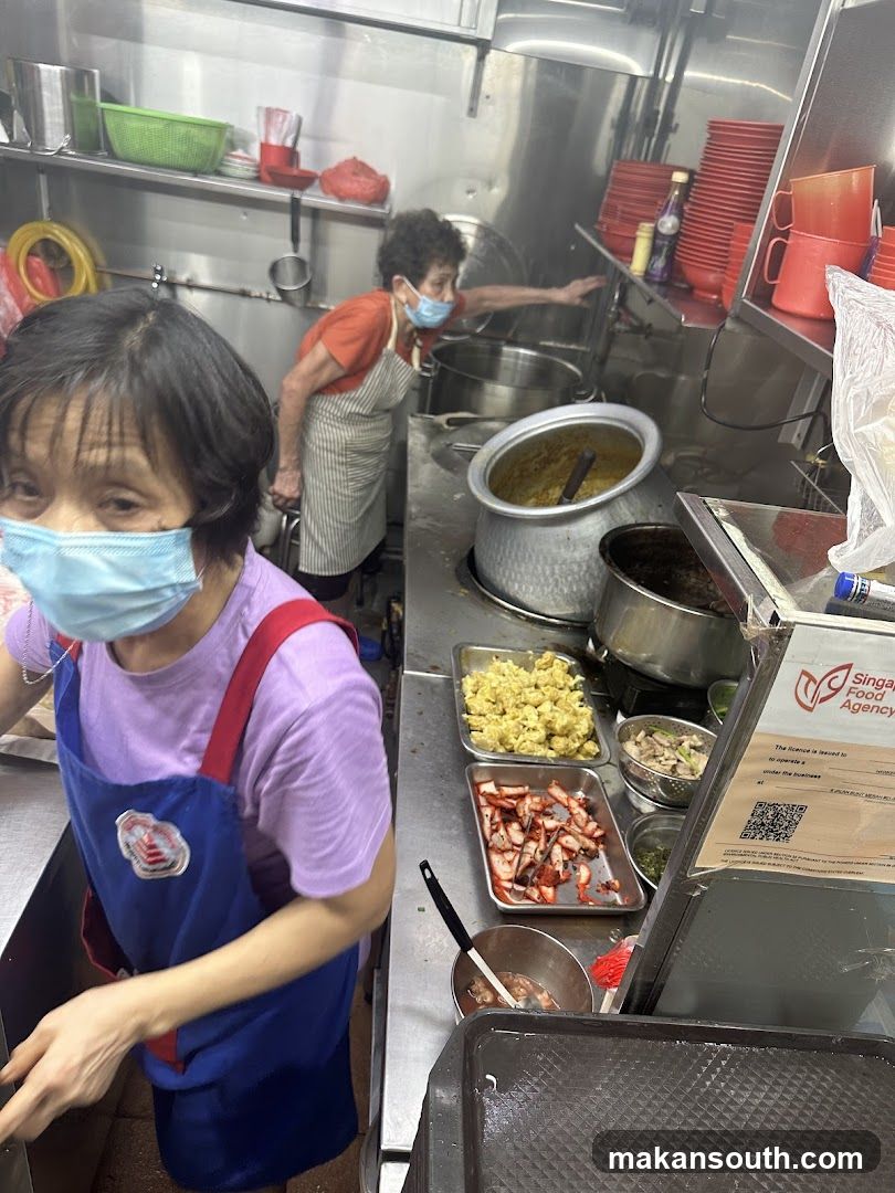 Kitchen Staff Preparing Food