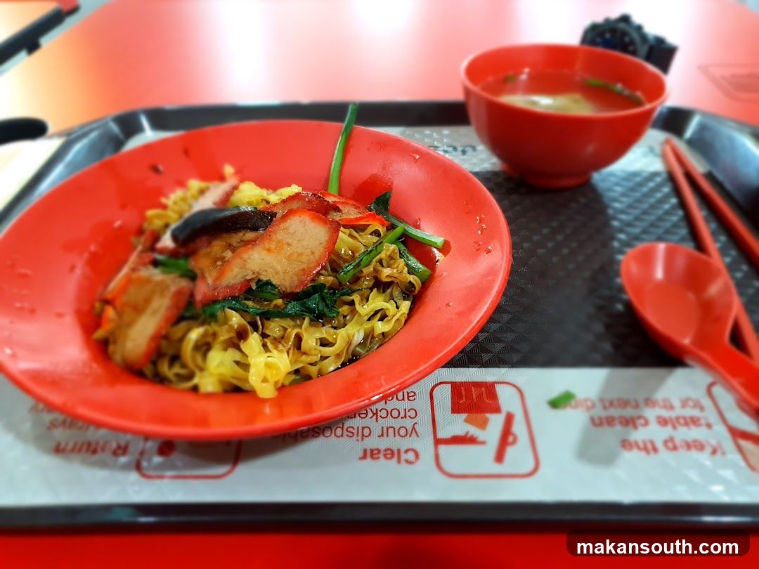 Noodle Dish on Tray