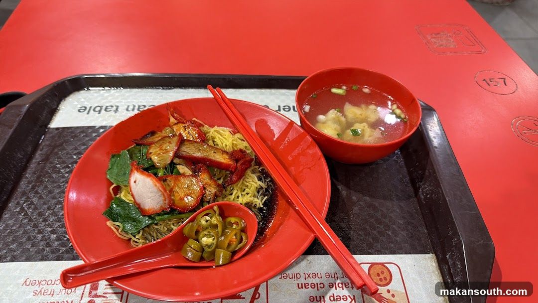 Noodle Meal on Tray