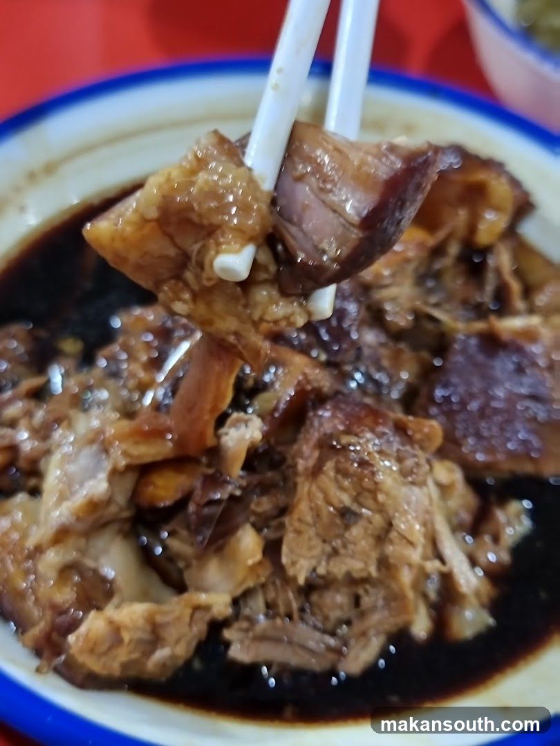 Braised Meat Dish with Chopsticks