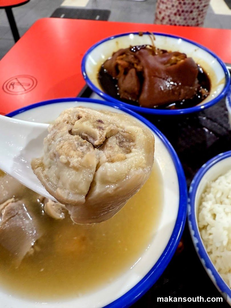 Food Bowl with Meat and Soup