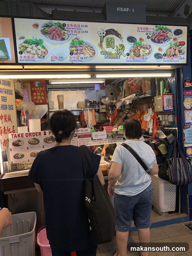 Food Stall Interior View