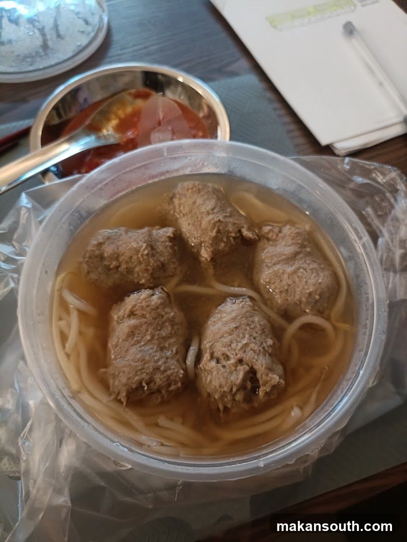 Meatball Noodle Soup