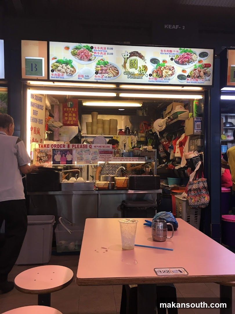 Food Stall Interior View