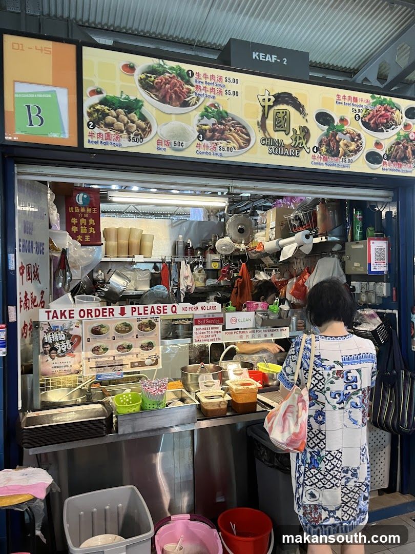 Food Stall Interior View