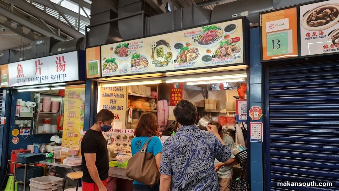 Food Stall Interior View