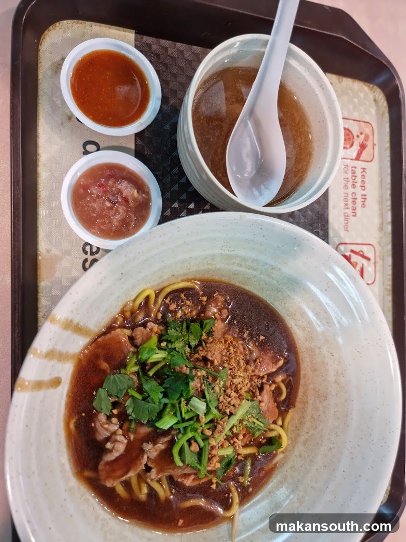 Noodle Bowl with Sauces