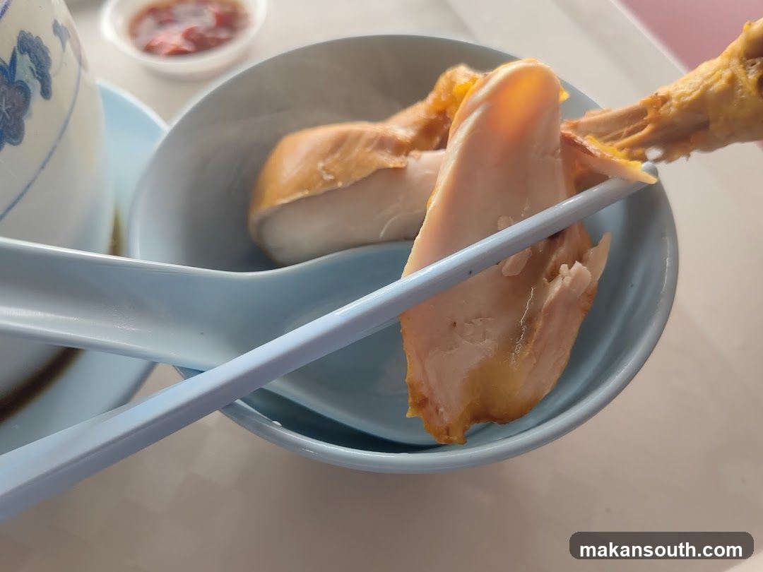 Chicken with Chopsticks and Spoon