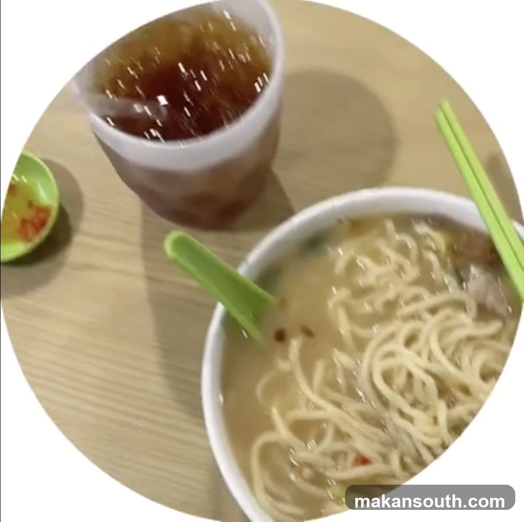 Noodle Soup and Drink