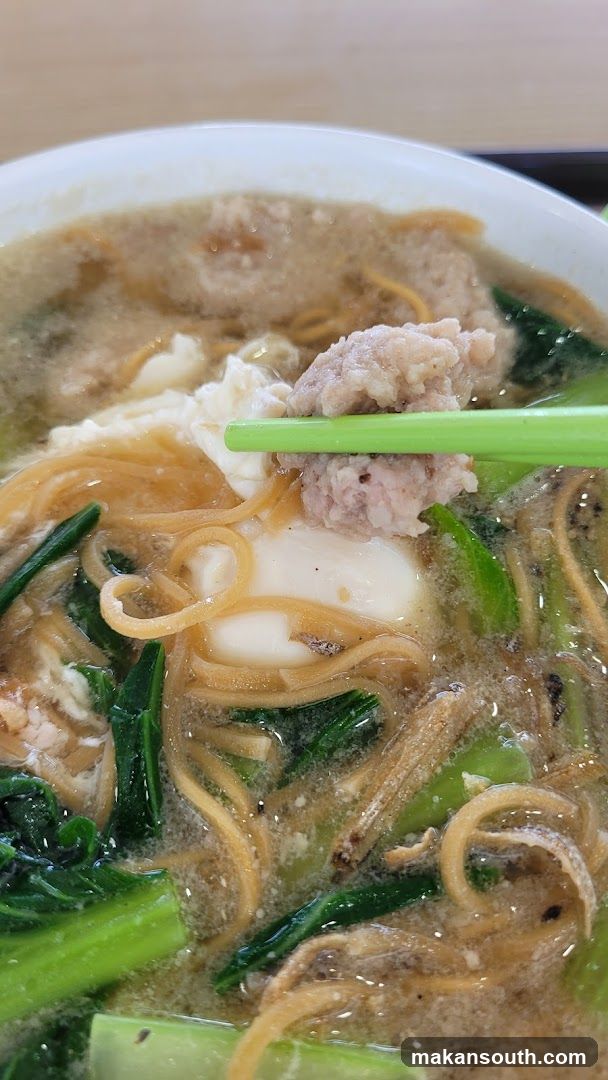 Noodle Soup with Pork and Egg