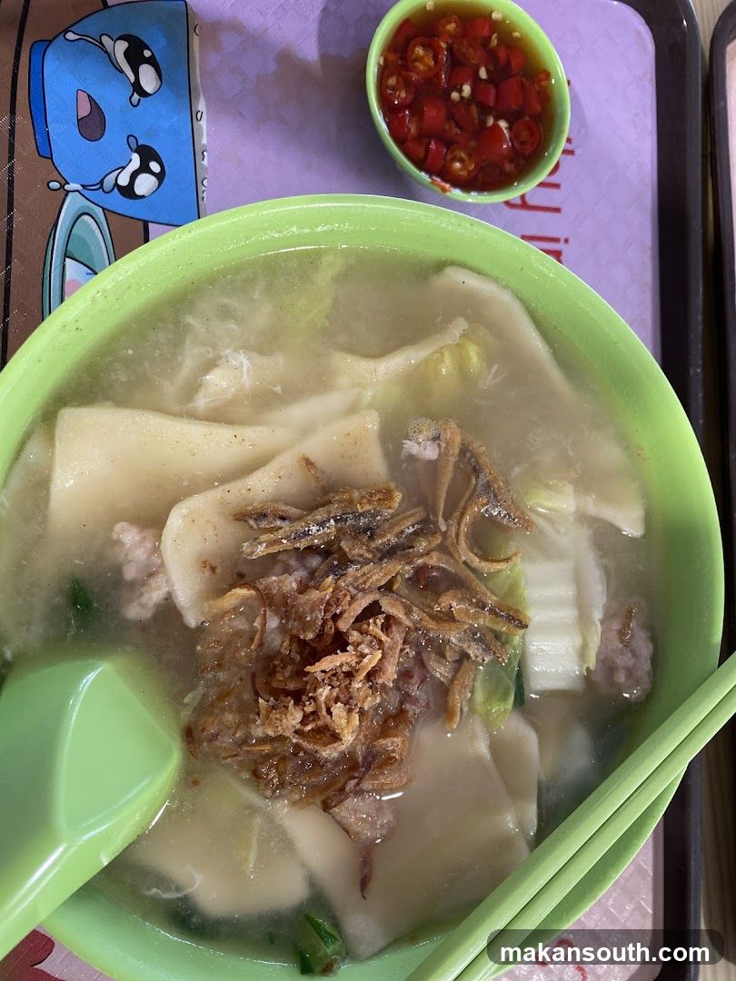 Noodle Soup with Anchovies and Chili