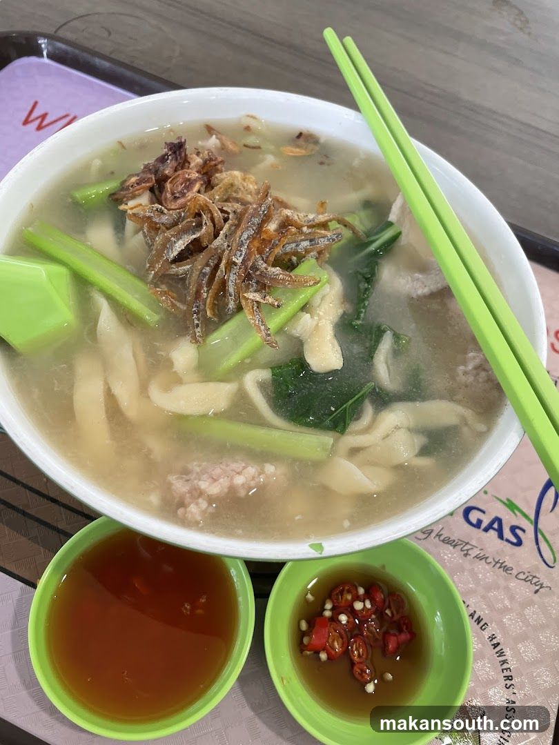 Noodle Soup with Side Condiments