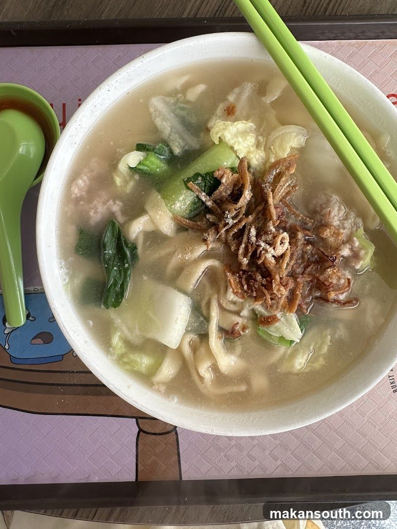Noodle Soup with Vegetables and Meat