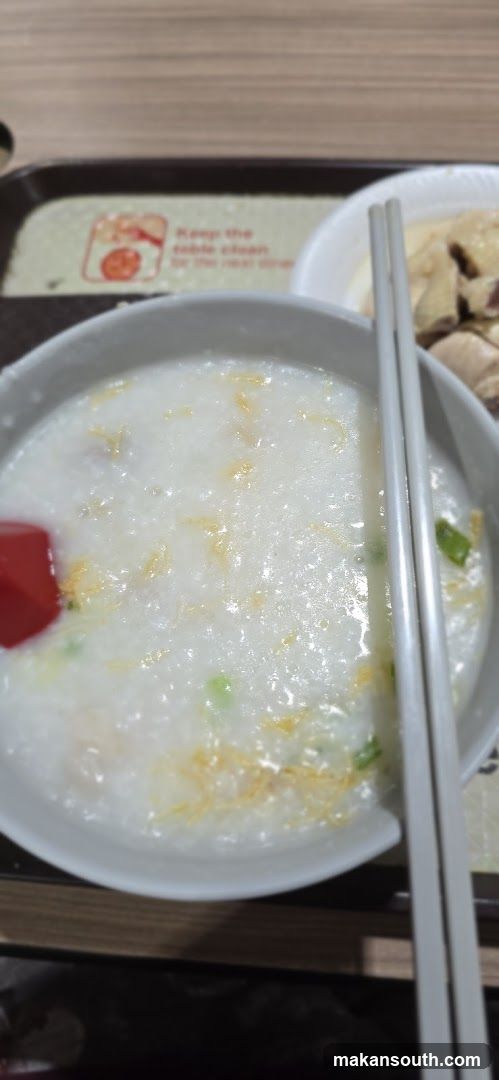 Congee with toppings