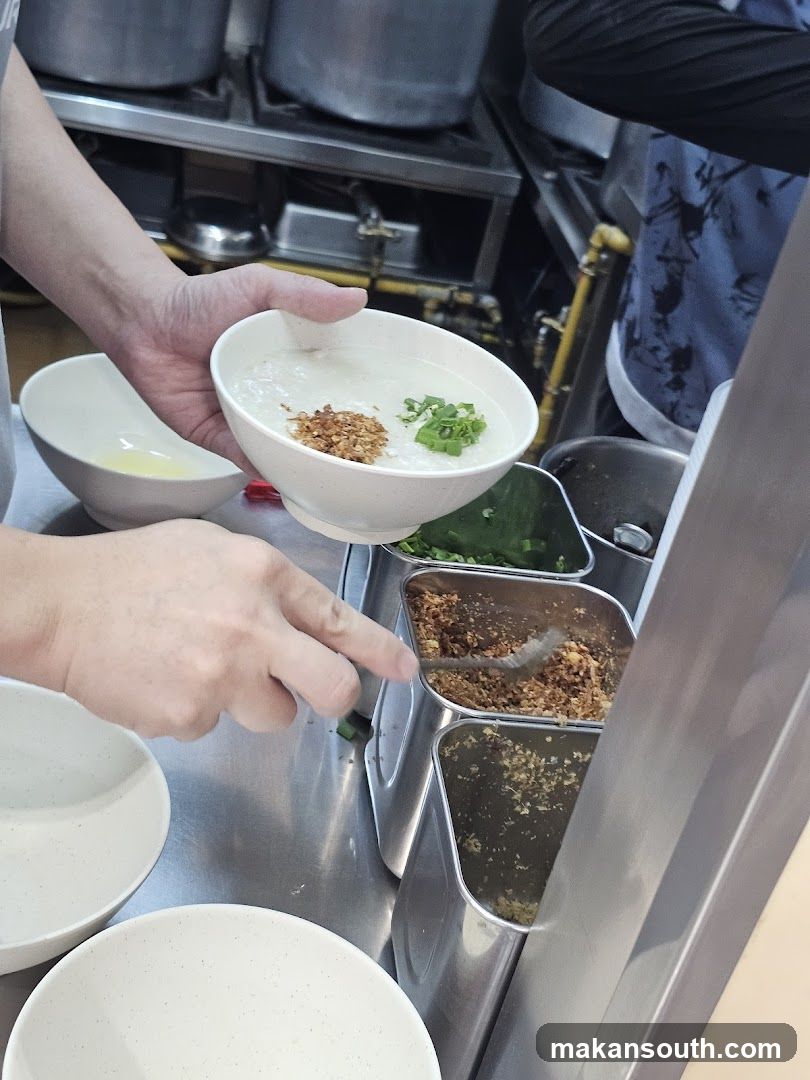 Congee preparation
