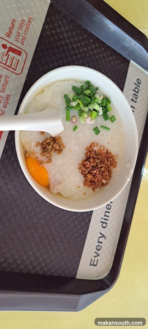 Congee with toppings
