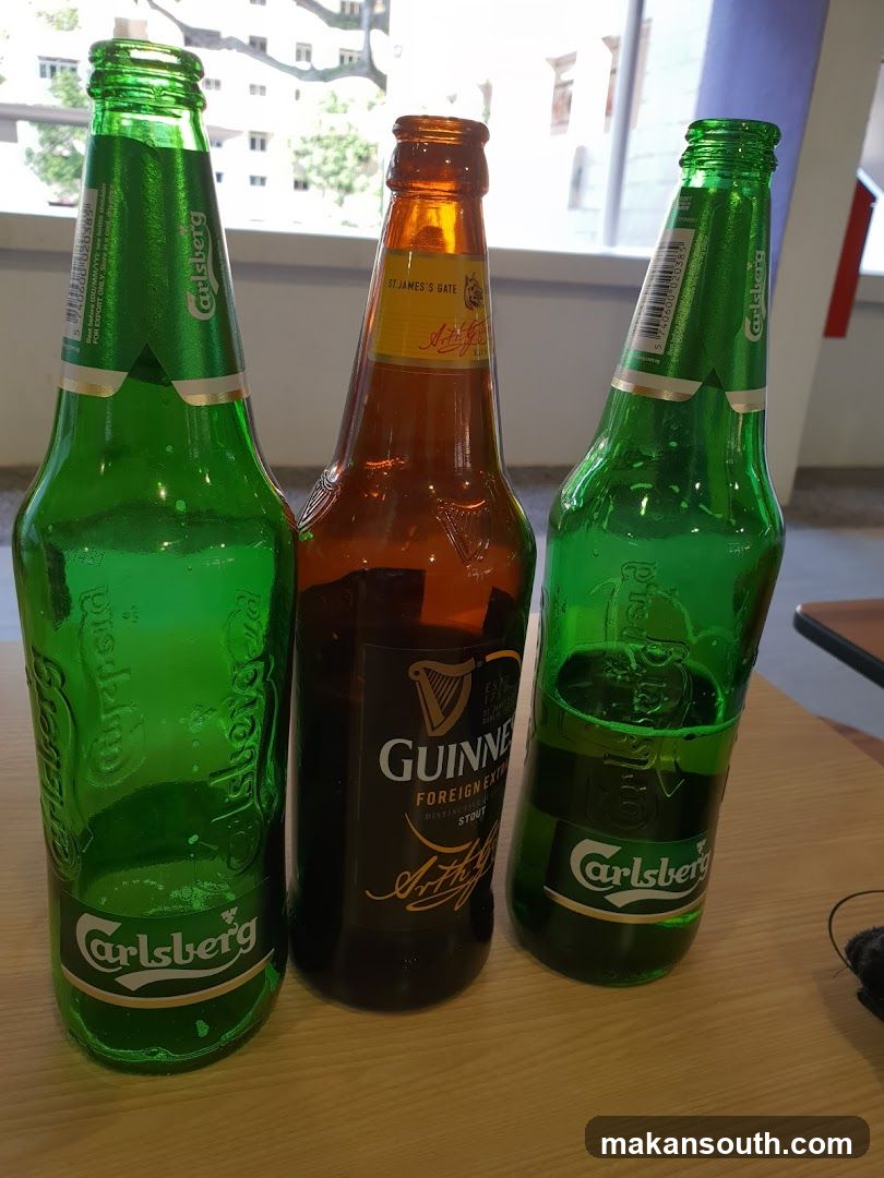 Three Beer Bottles