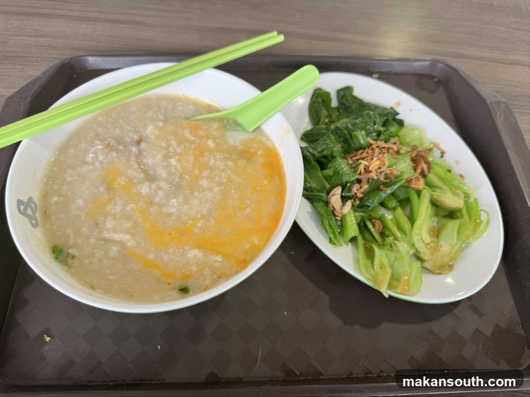 Congee and Vegetables