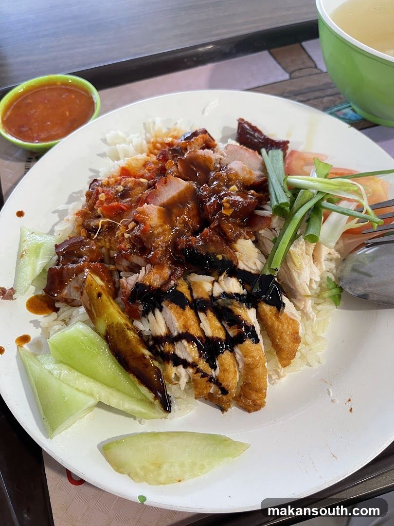 Roast Chicken and Char Siew Rice
