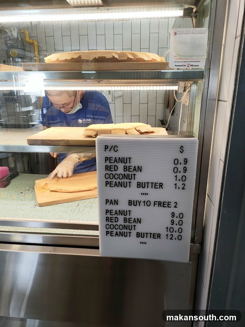 Menu Board with Pastries