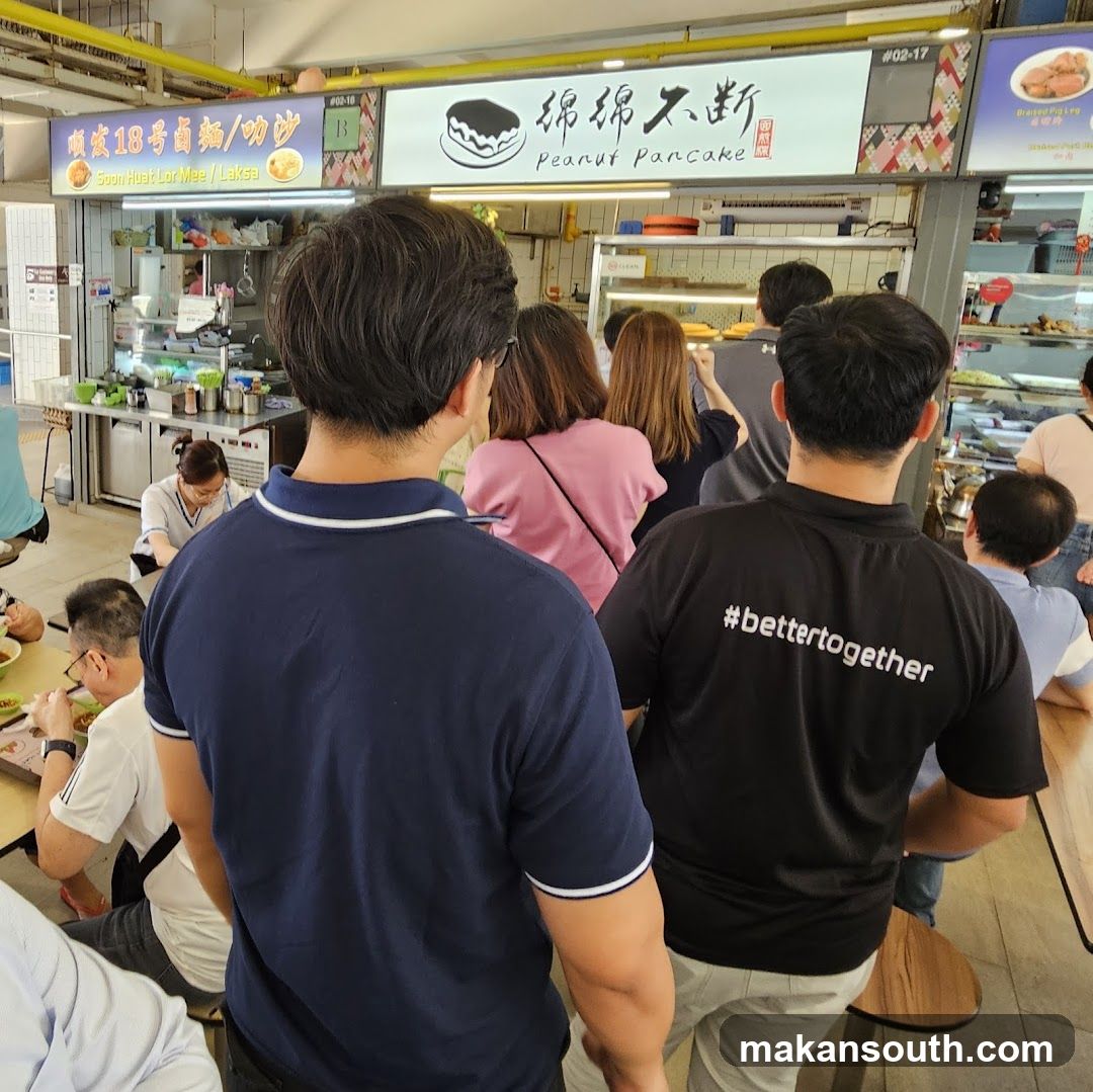 Food Stall with Customers