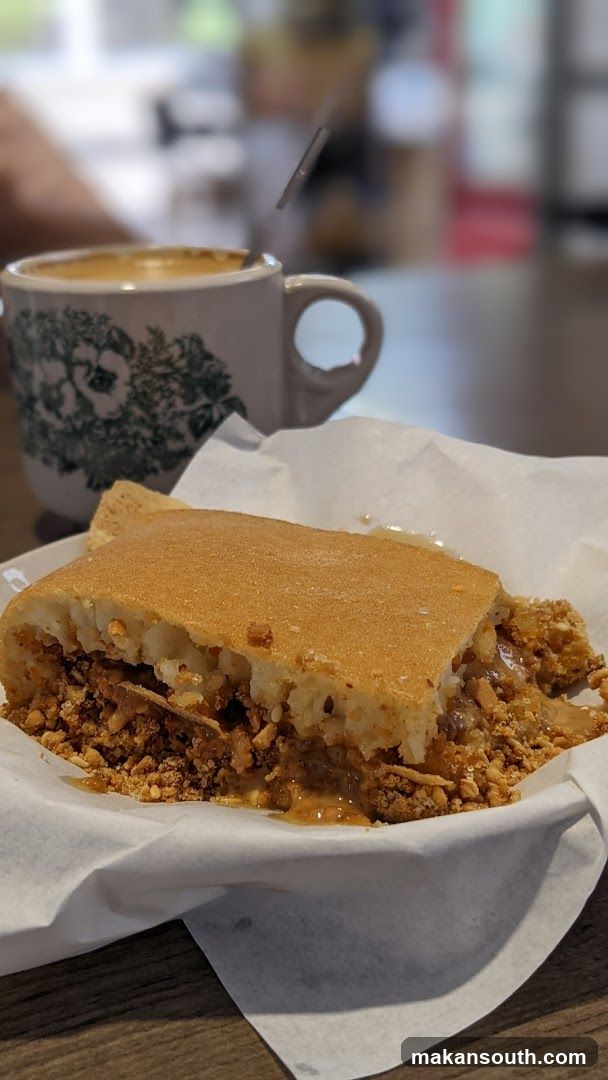 Peanut Pancake with Coffee