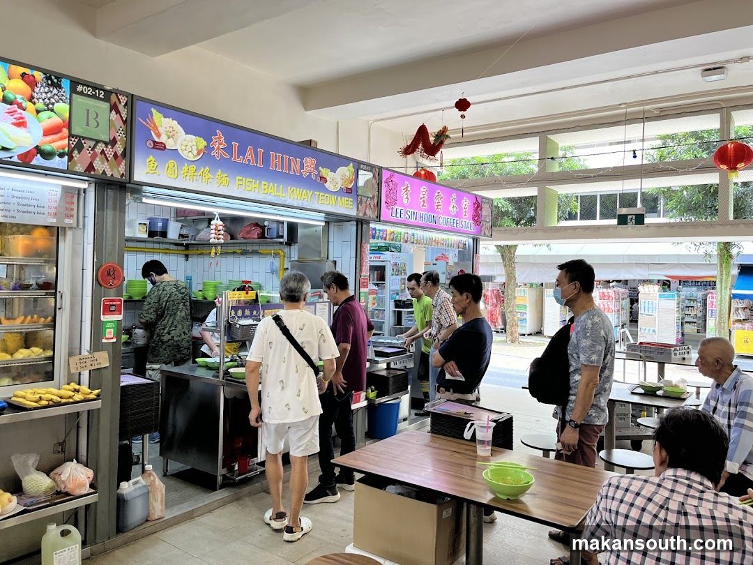 Food Stall with Customers
