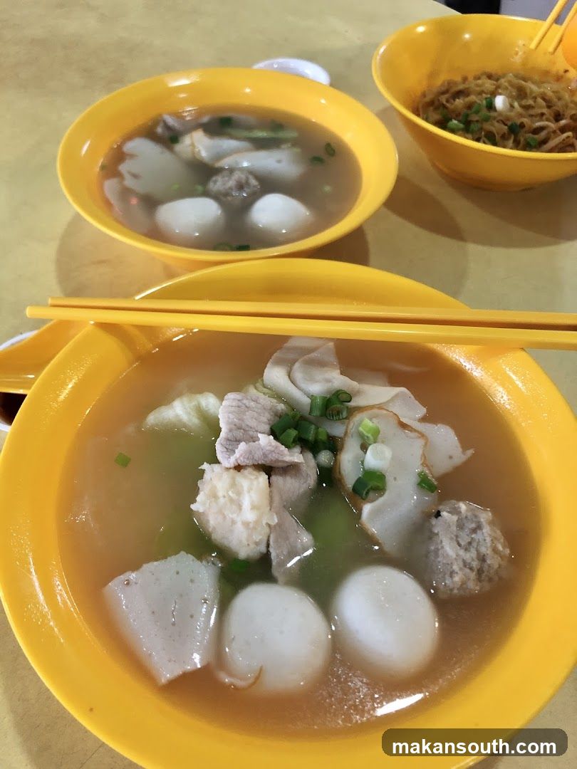 Fish Ball Soup and Noodles