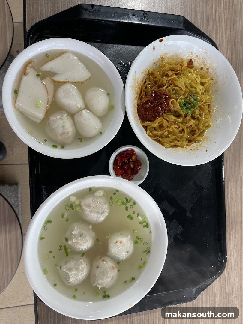 Noodles and Fish Balls