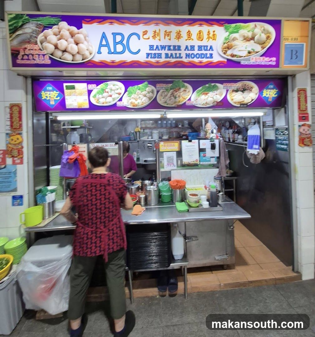 ABC Hawker Ah Hua Fishball Noodle