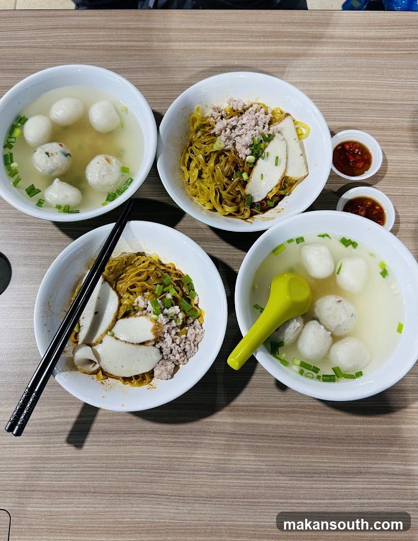 Noodles and Fishball Soup
