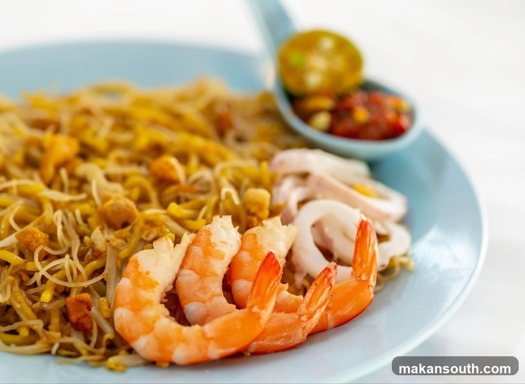 Beverage and Shrimp Dish