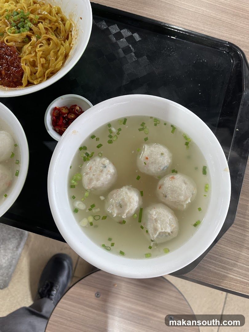 Fish Ball Soup and Noodles
