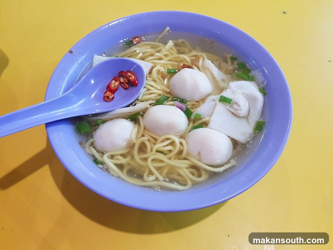 Noodle Soup with Fish Balls