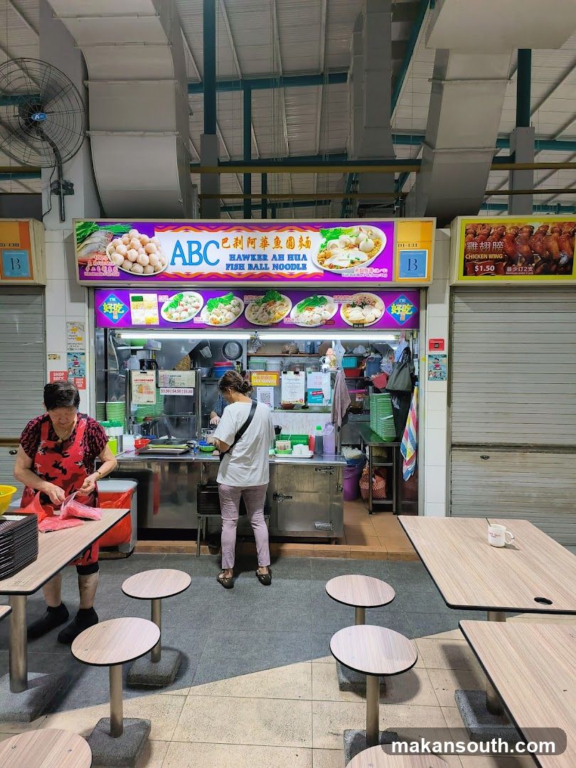 ABC Hawker Ah Hua Fishball Noodle