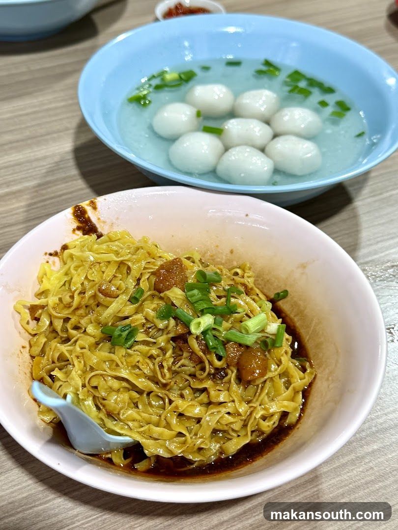 Noodles and Fish Balls