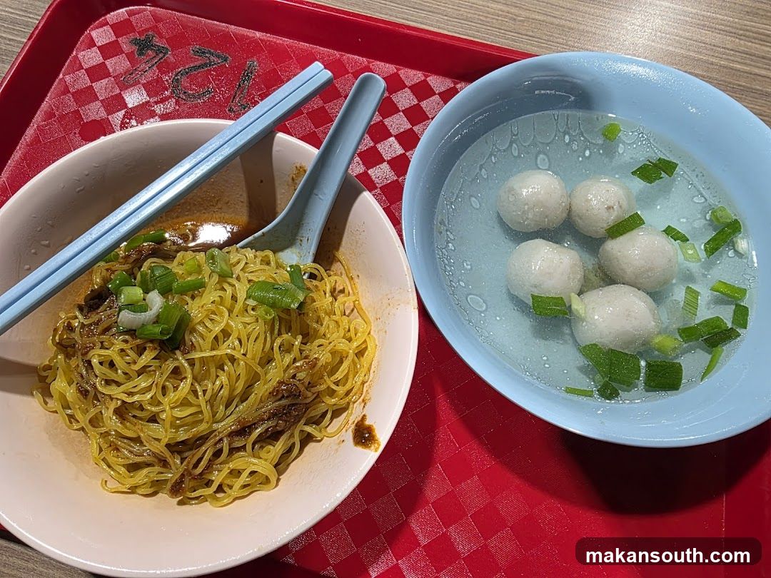 Noodles and Fish Balls