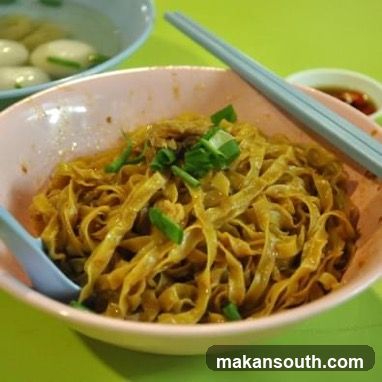 Noodles in a bowl