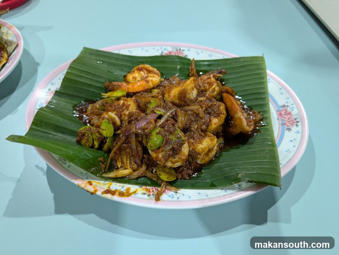Stir-fried Prawns with Stink Beans