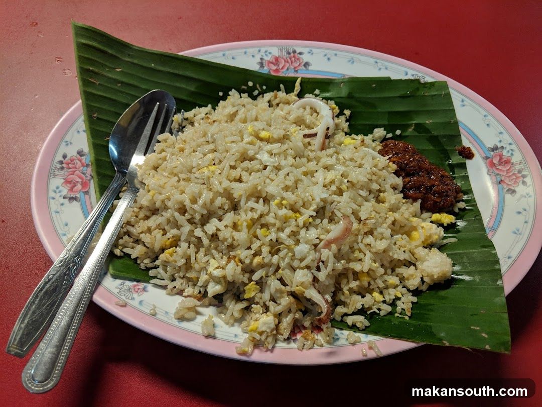Fried Rice with Squid and Sambal