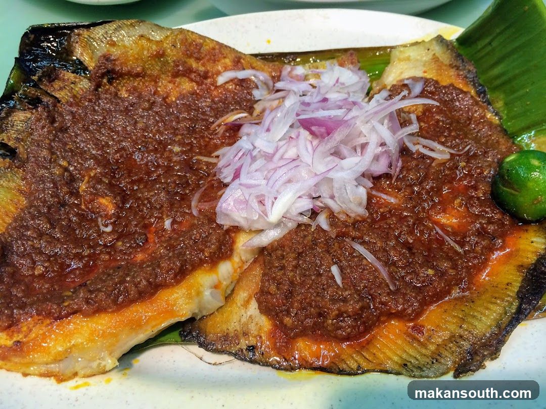 Grilled Fish with Sambal and Onions