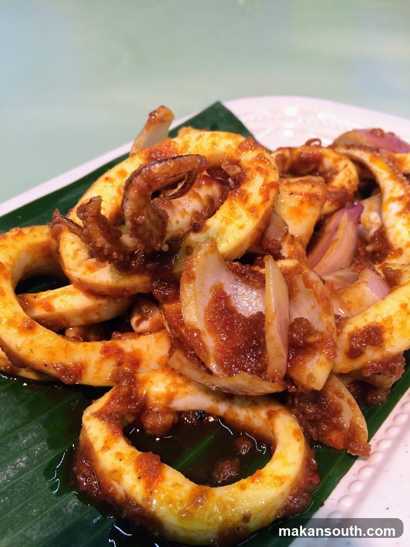 Spicy Squid with Onions