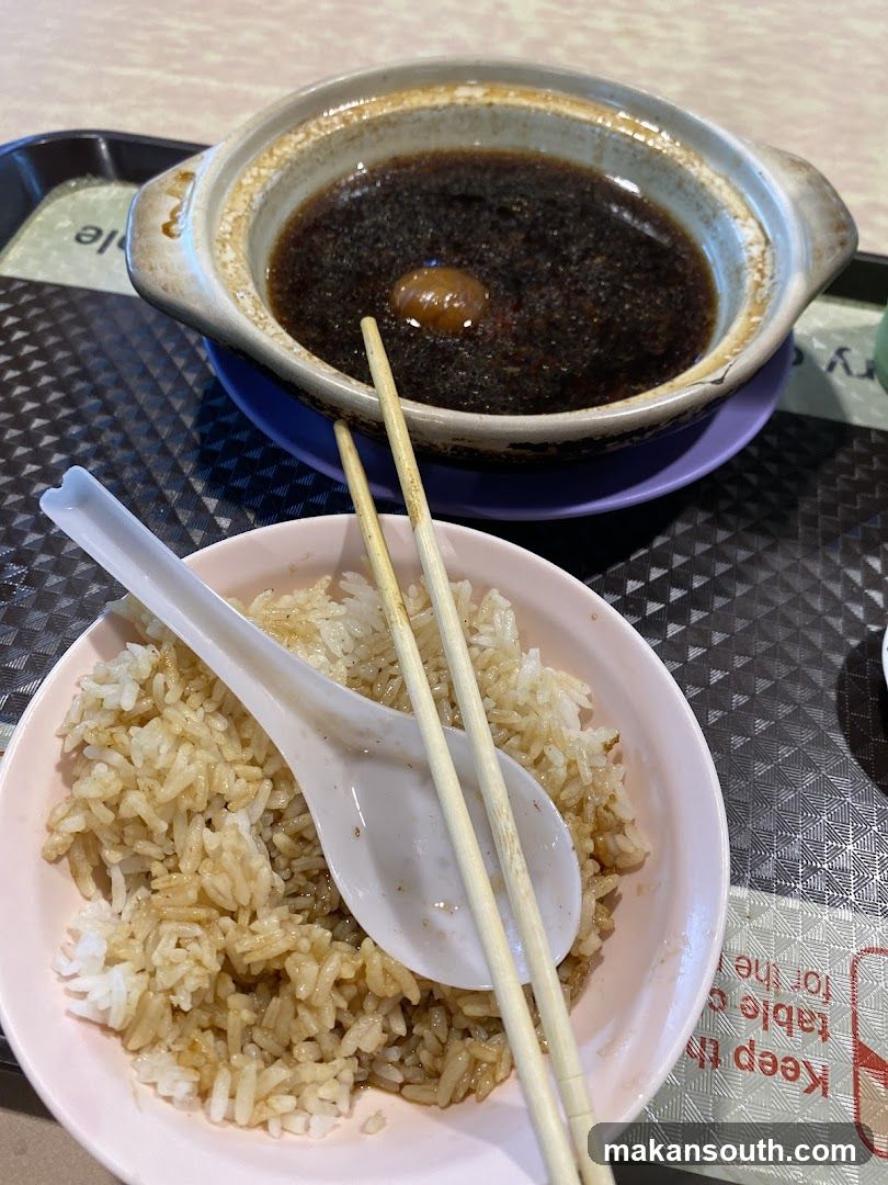 Bowl of Rice and Stew