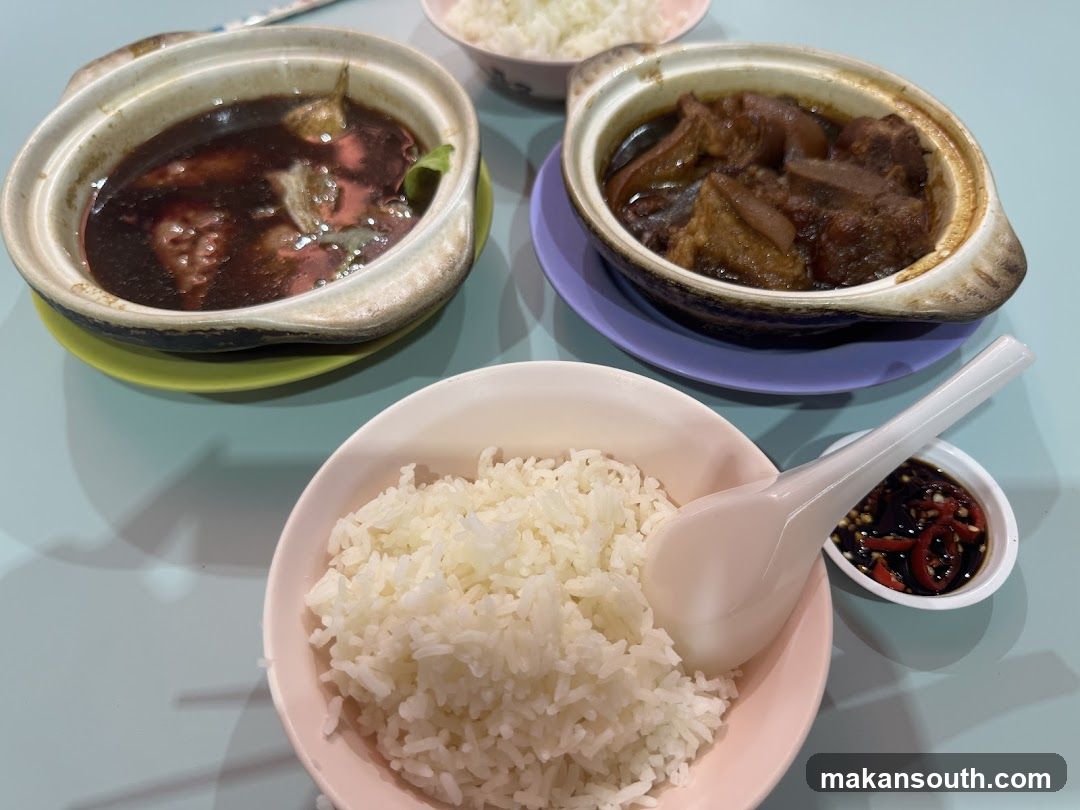 Pork Rib Soup and Rice