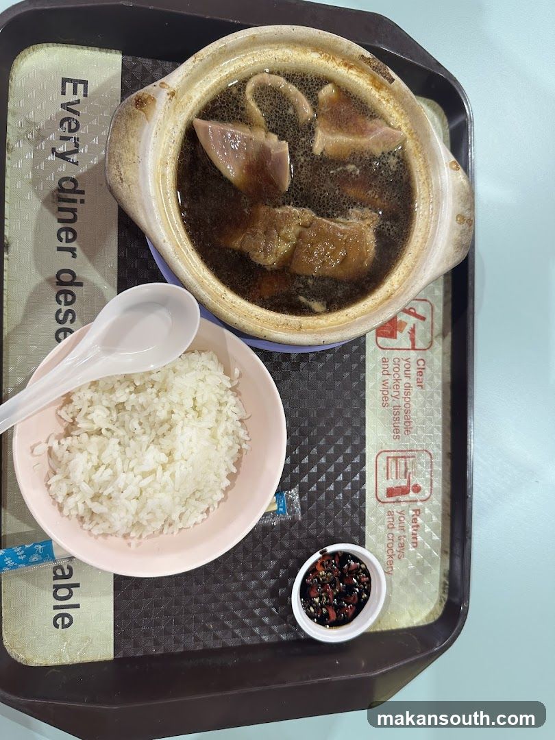 Pork Rib Soup with Rice