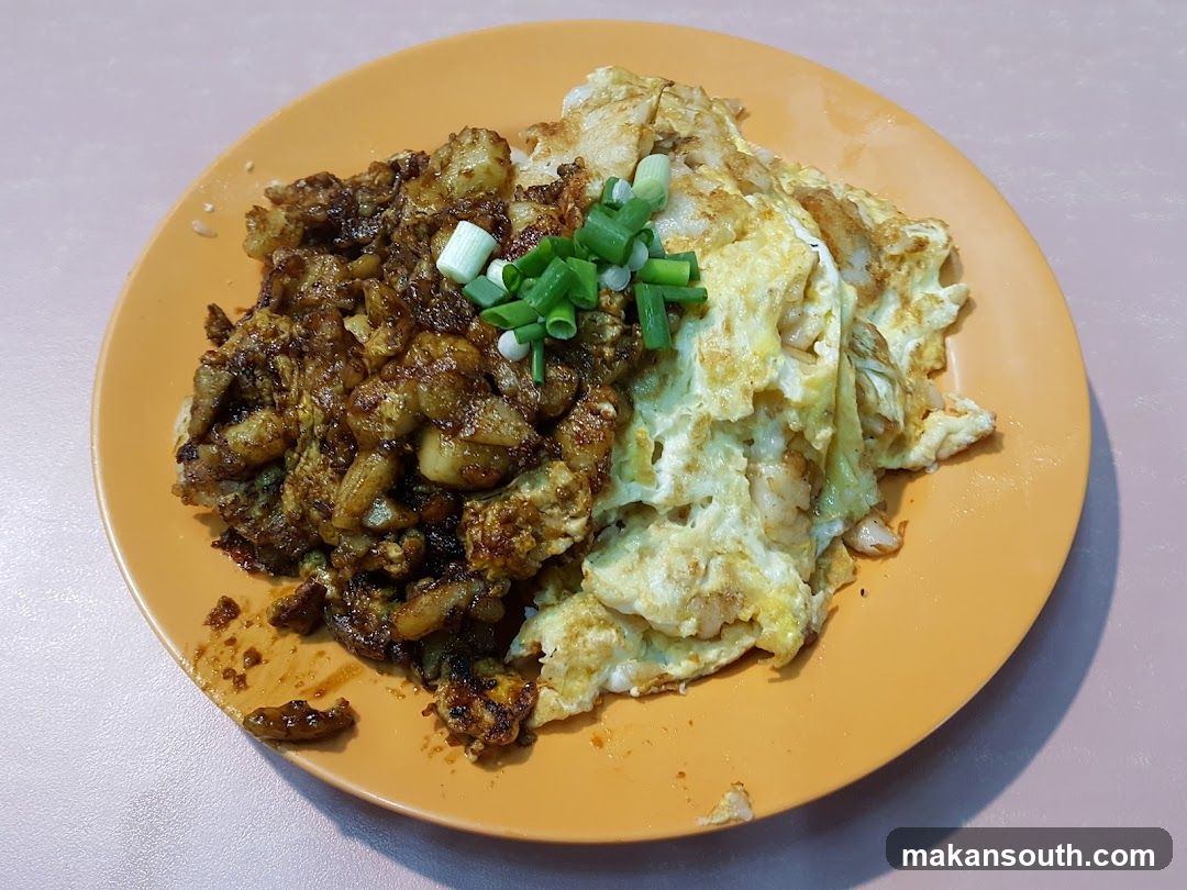 Fried Carrot Cake with Egg