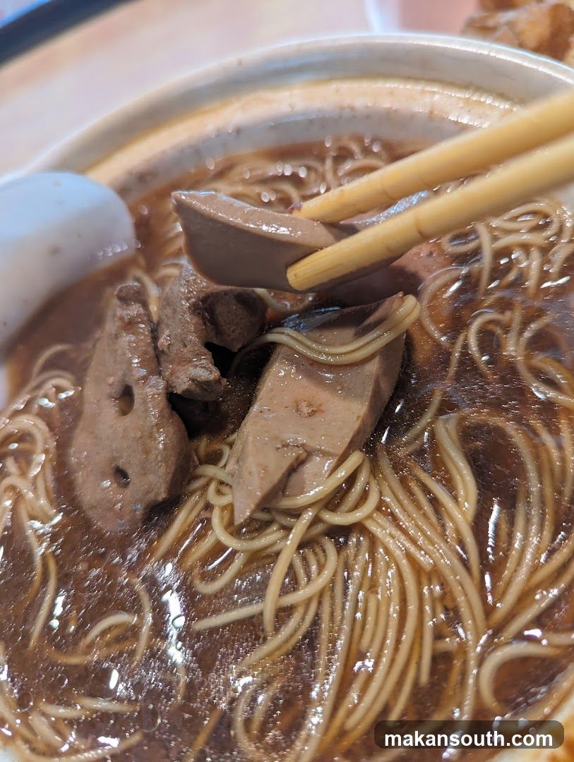 Noodle Soup with Liver