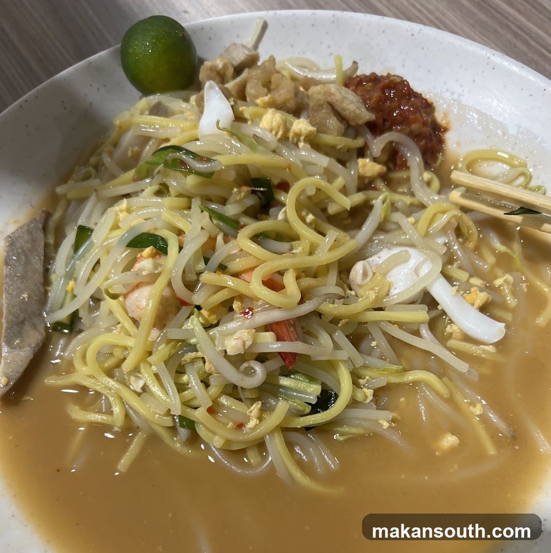 Noodles with Seafood and Chili Paste