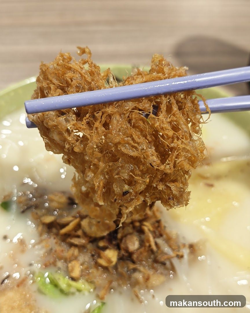 Fried Egg Nest with Congee