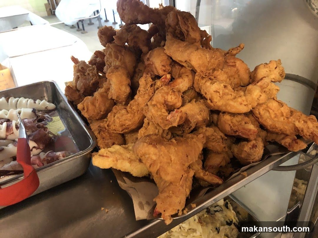 Fried Seafood Display